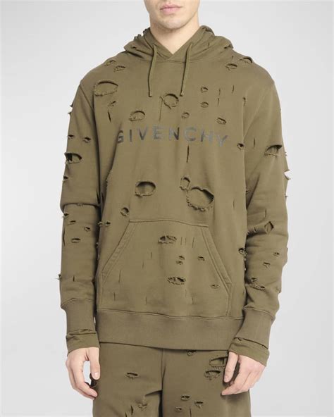 givenchy hoodie destroyed